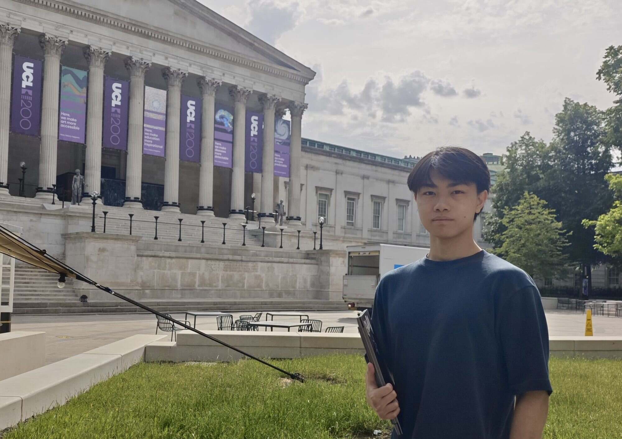 Brian Au Nap-yan, 18, is a civil engineering major at University College London (UCL) in the United Kingdom. Photo: Brian Au Nap-yan