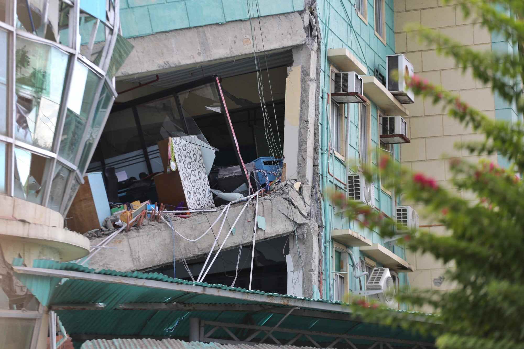 The earthquake left a trail of destruction, including in General Santos, a lively coastal city of more than 700,000 people. Photo: AP