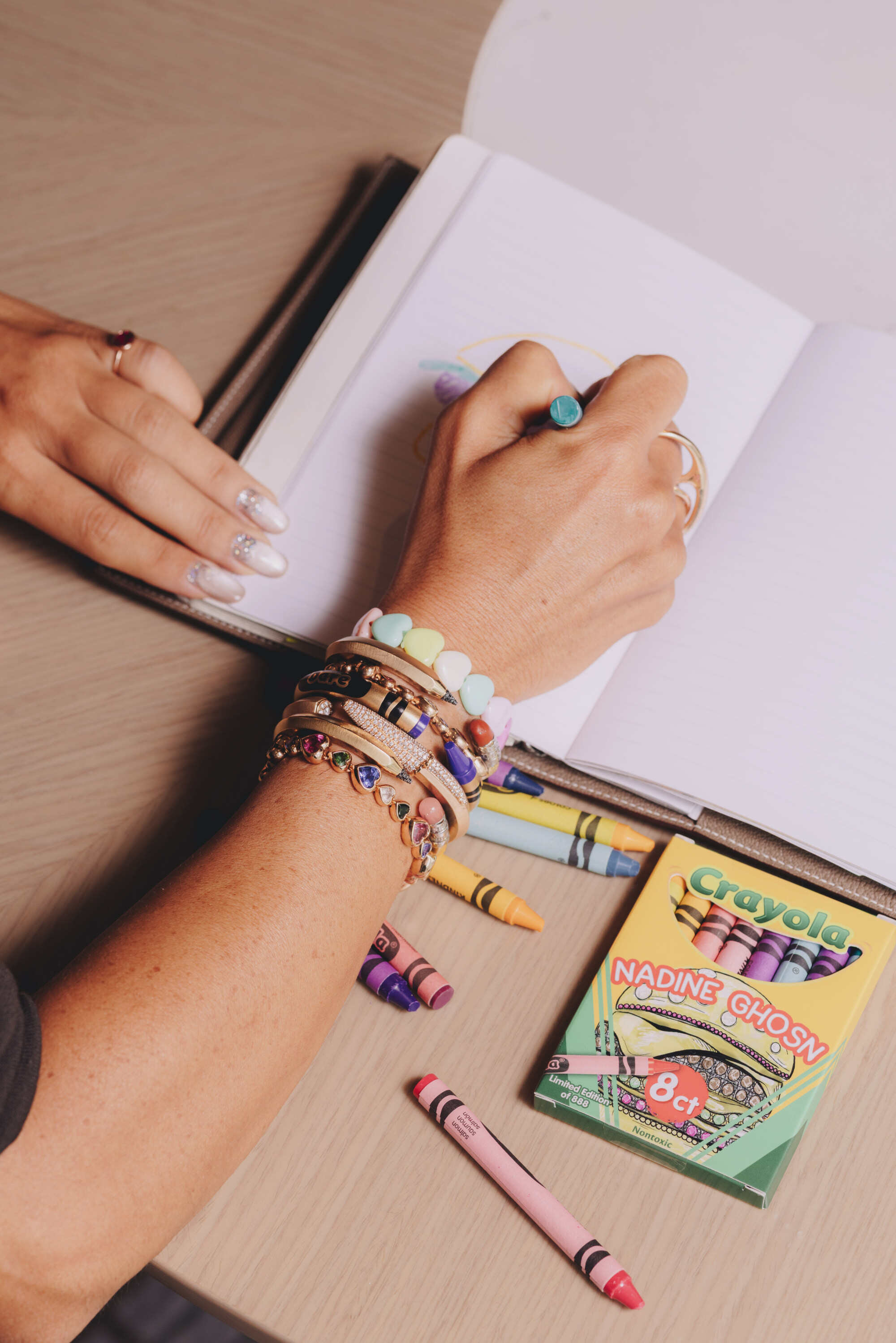 This collaboration with Crayola is inspired by childhood nostalgia. Photo: Jocelyn Tam