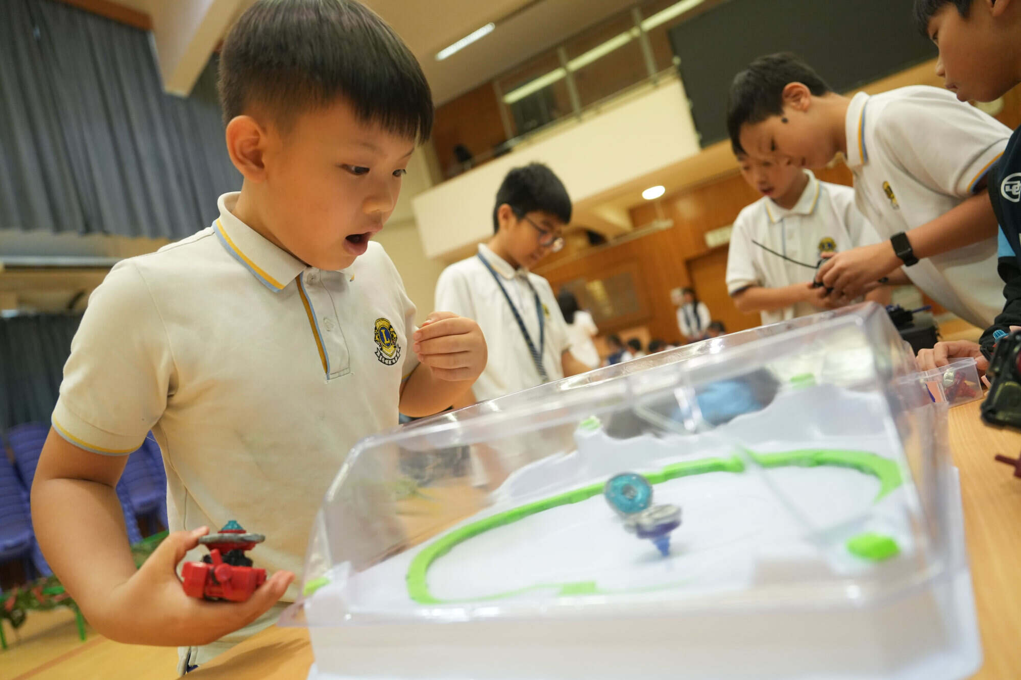 Educators say Beyblades are excellent vehicles for teaching science, helping students grasp abstract physics concepts. Photo: Sun Yeung