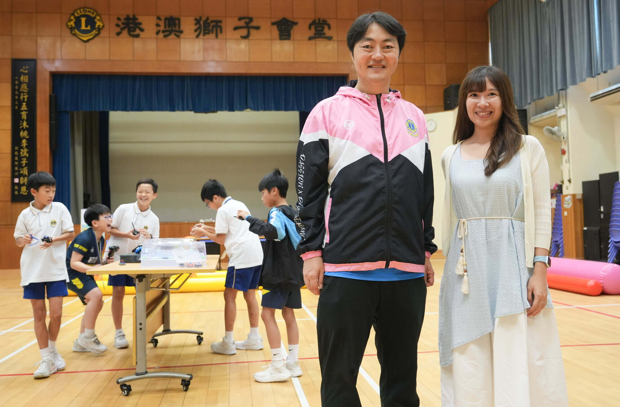 The school’s principal, Wong Wai-Lap (left), and its head of STEAM and science, So Wing-Sum (right). Photo: Sun Yeung