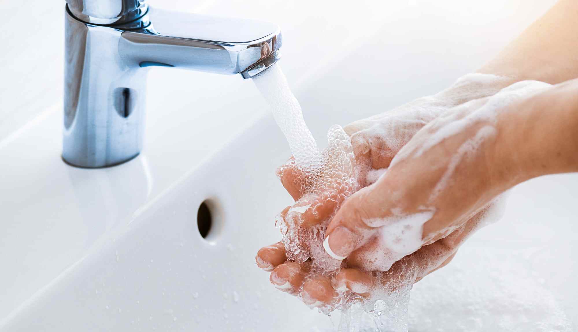 Water alone cannot remove oil and grease; that’s why you need soap to come in and save the day. Photo: Shutterstock
