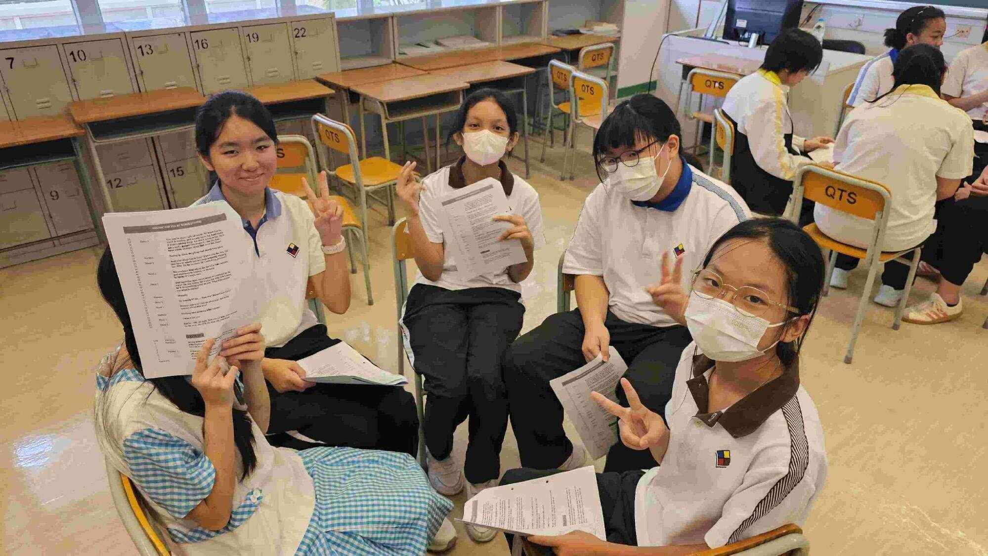 ESUHK’s “English-In-Action” initiative helps students work as a team, rehearse with purpose, and bring text to life, developing the confidence to communicate clearly and compellingly. Photo: Handout