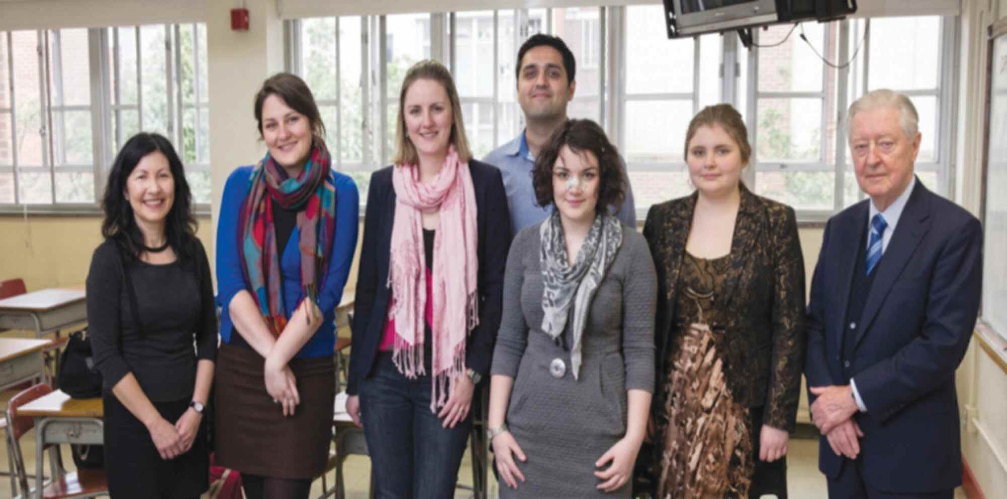 Members of the ESU UK Debate Squad during their Hong Kong visit in 2010 – a programme supported by SCOLAR. Photo: Handout