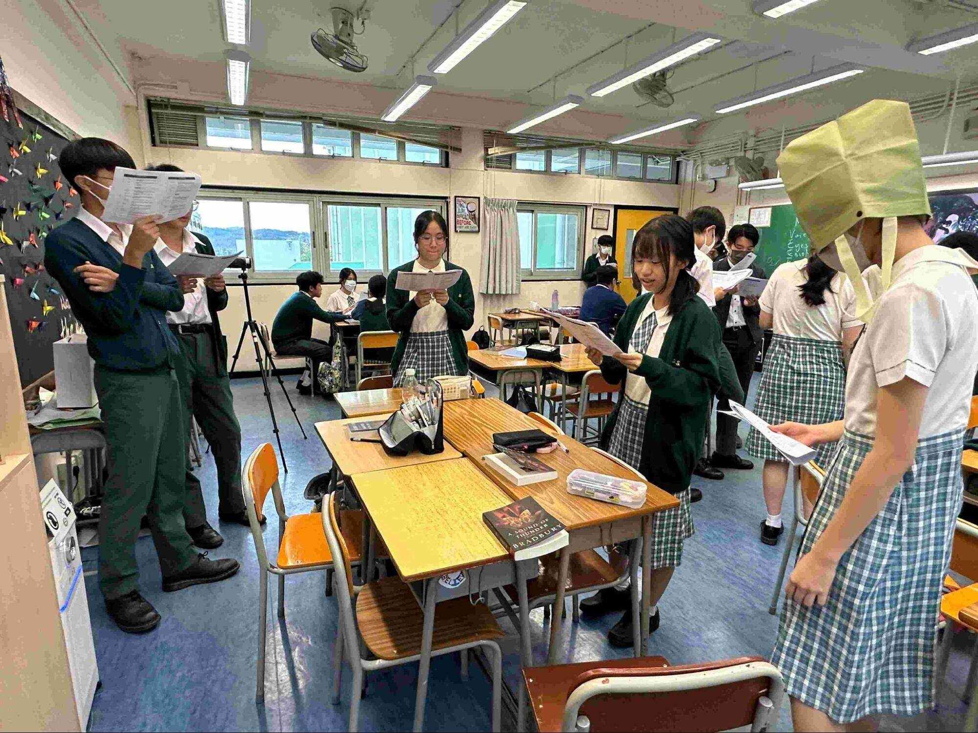 With its upbeat, supportive energy, “Reader’s Theatre” empowers students to sharpen their speaking skills while discovering the joy of learning through performance. Photo: Handout