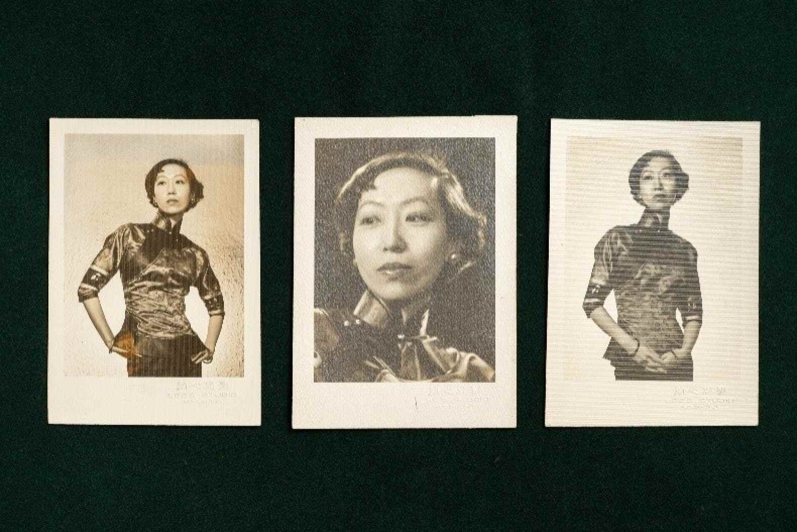 Photographs of Eileen Chang Ai-ling, dated 1954. Photo: Hong Kong Metropolitan University