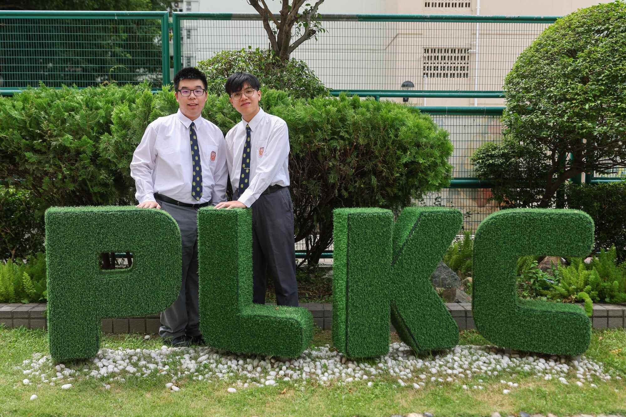 Louis Fong (left) and Joe Lai attended secondary school in Hong Kong’s Tuen Mun district. Photo: Edmond So