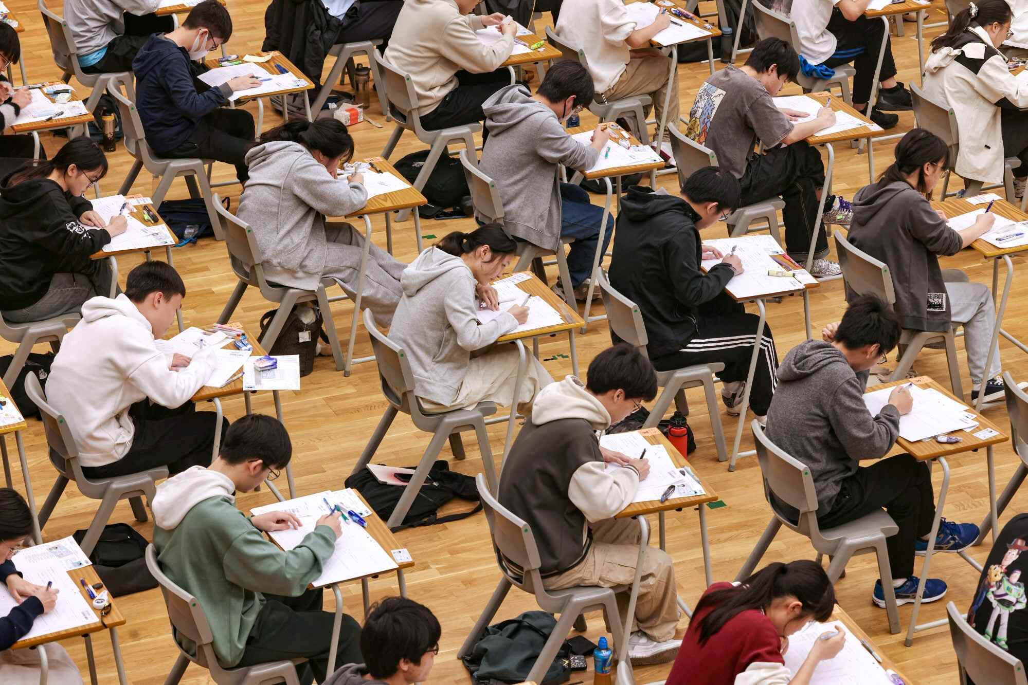 You’ve studied hard, and it’s important to remember that on results day. Photo: POOL