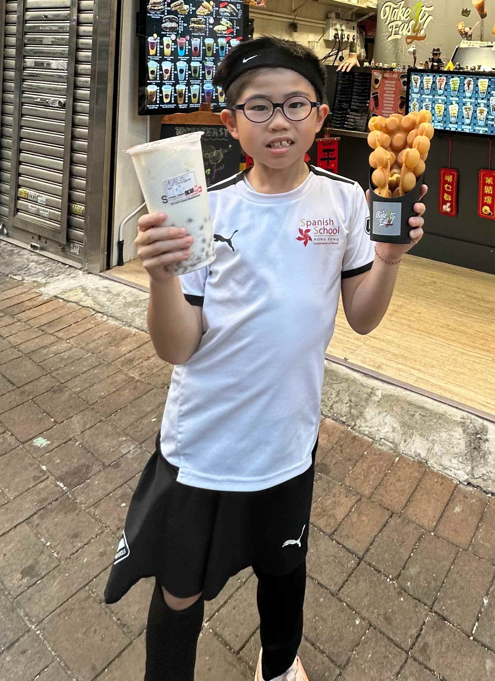 Thyler Ng learned the importance of being tidy at a workshop. Photo: Handout