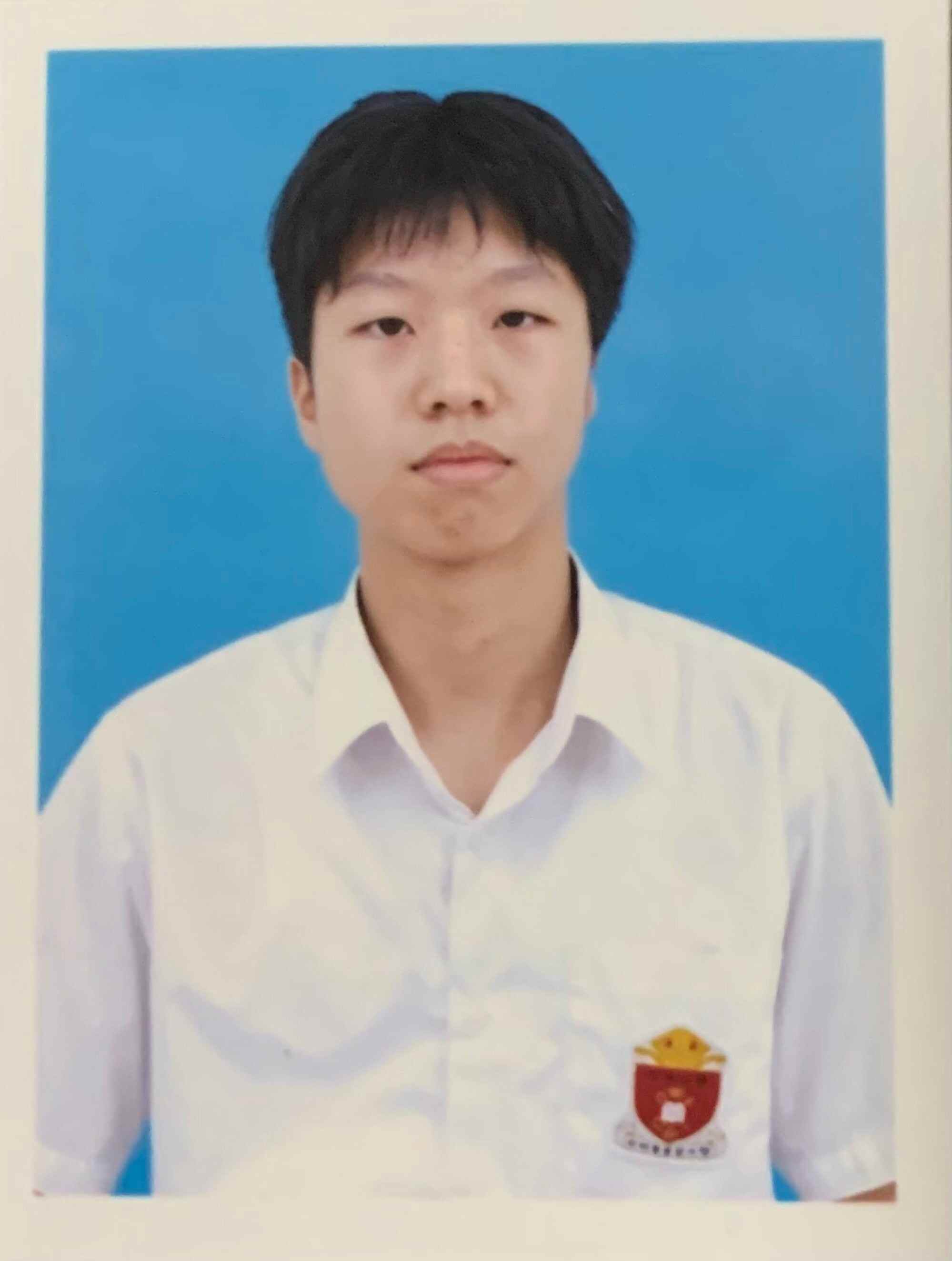Andy Hui Chun-wing is a student at Hong Kong Sheng Kung Hui Bishop Hall Secondary School. Photo: Handout