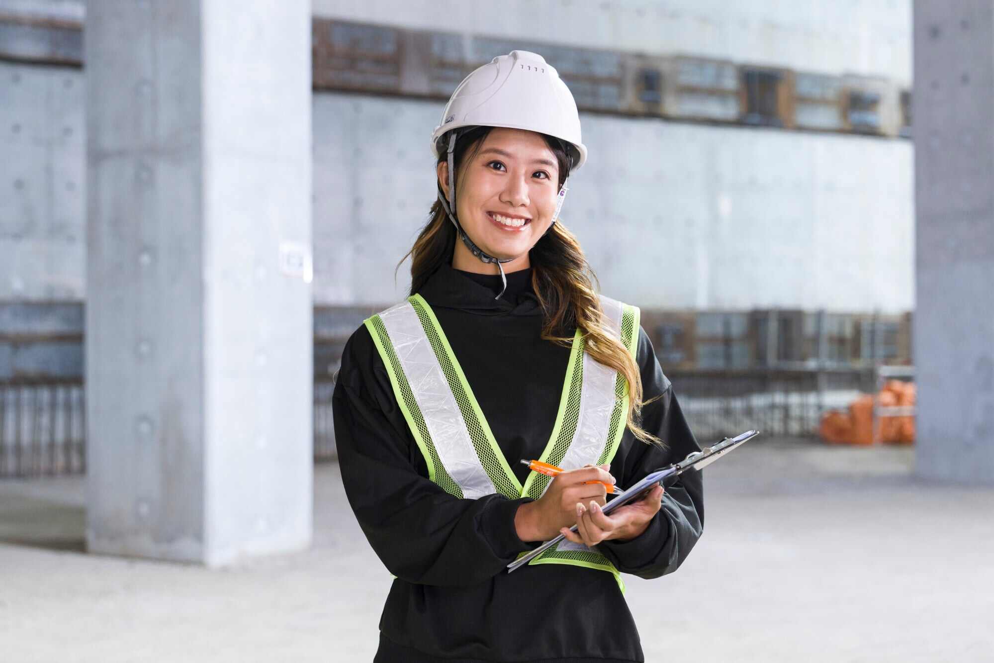 Carol Ho’s job involves visiting construction sites to analyse rock samples so that projects can be built safely. Photo: Handout