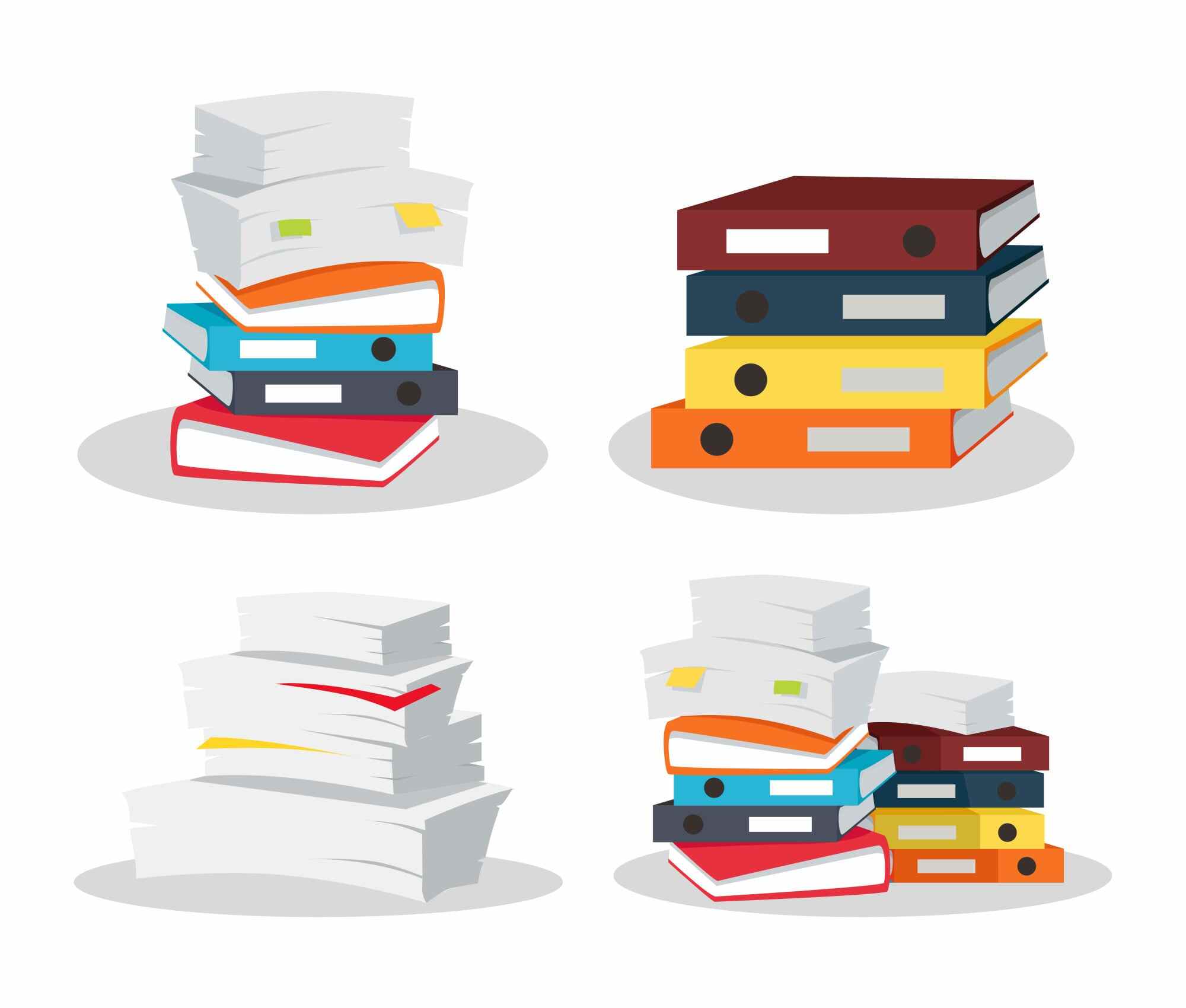A solid plan to keep your papers organised is a great way to start the school year. Photo: Shutterstock