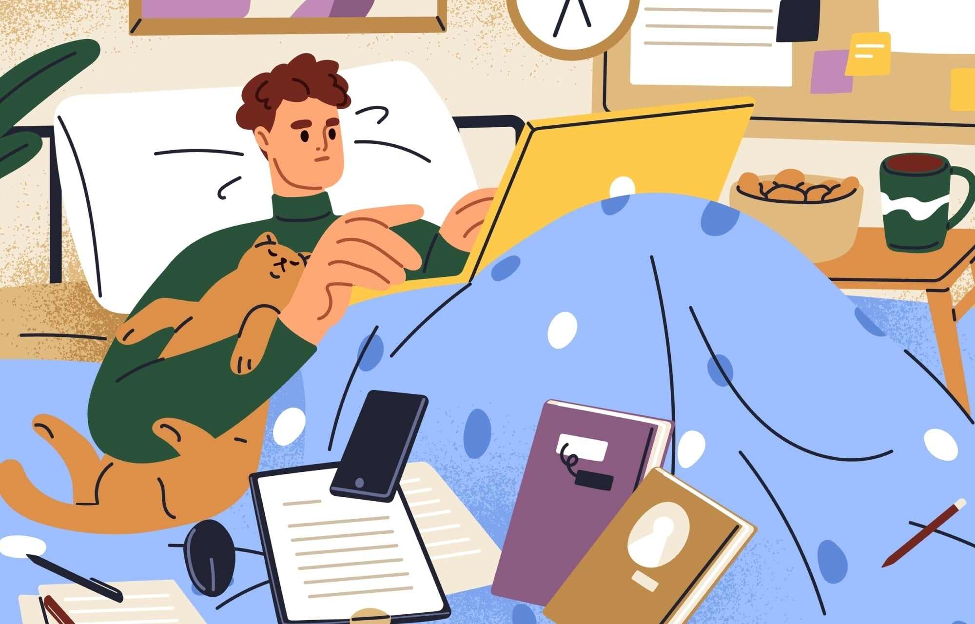 Pushing the books aside doesn’t make the task disappear, one reader writes. Instead, it looms larger, with the pressure building as the deadline nears. Photo: Shutterstock