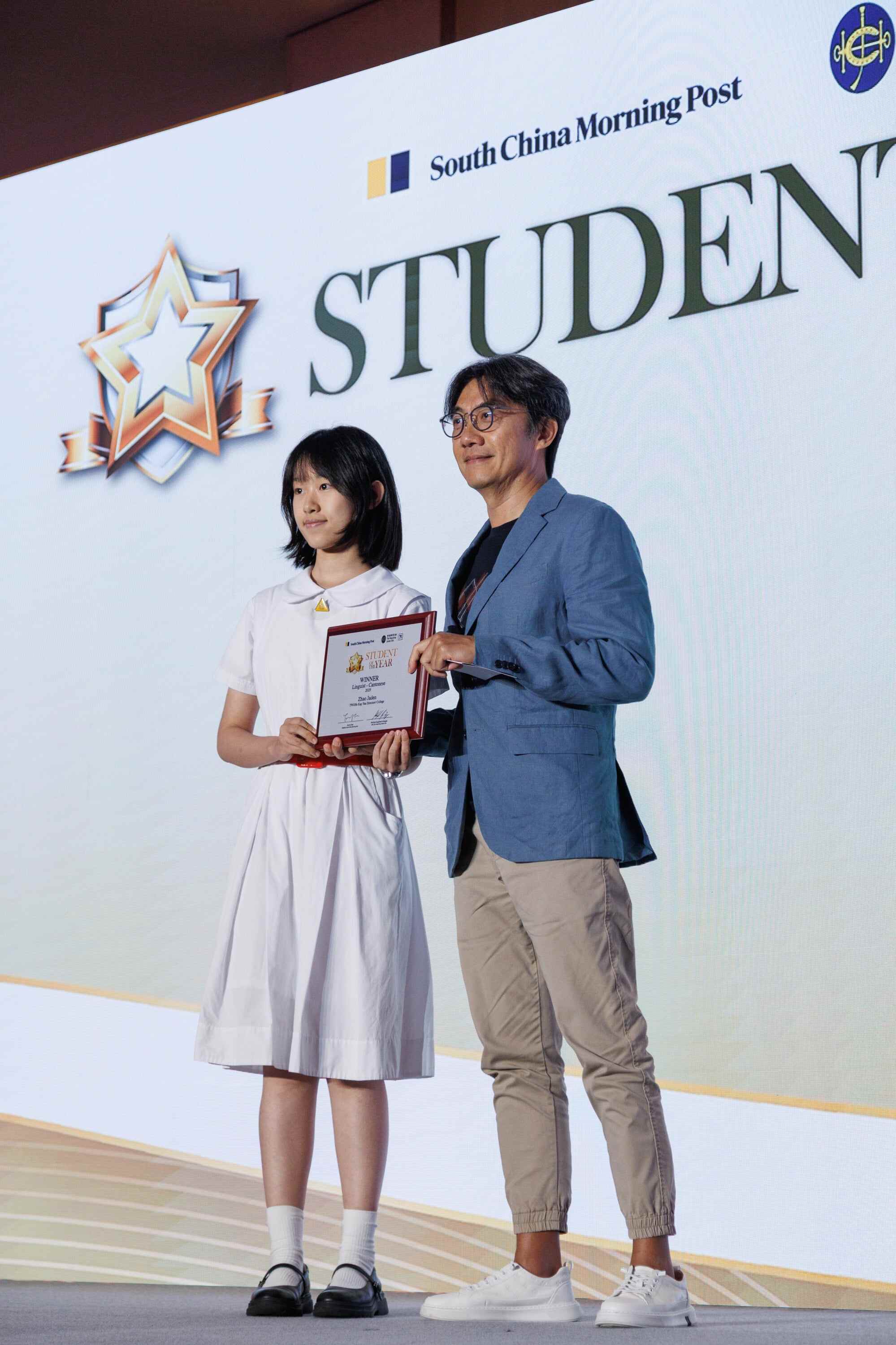 Jaden Zhao, Linguist (Cantonese) winner, hopes to make Cantonese a living language among students with a Putonghua background. Photo: Handout