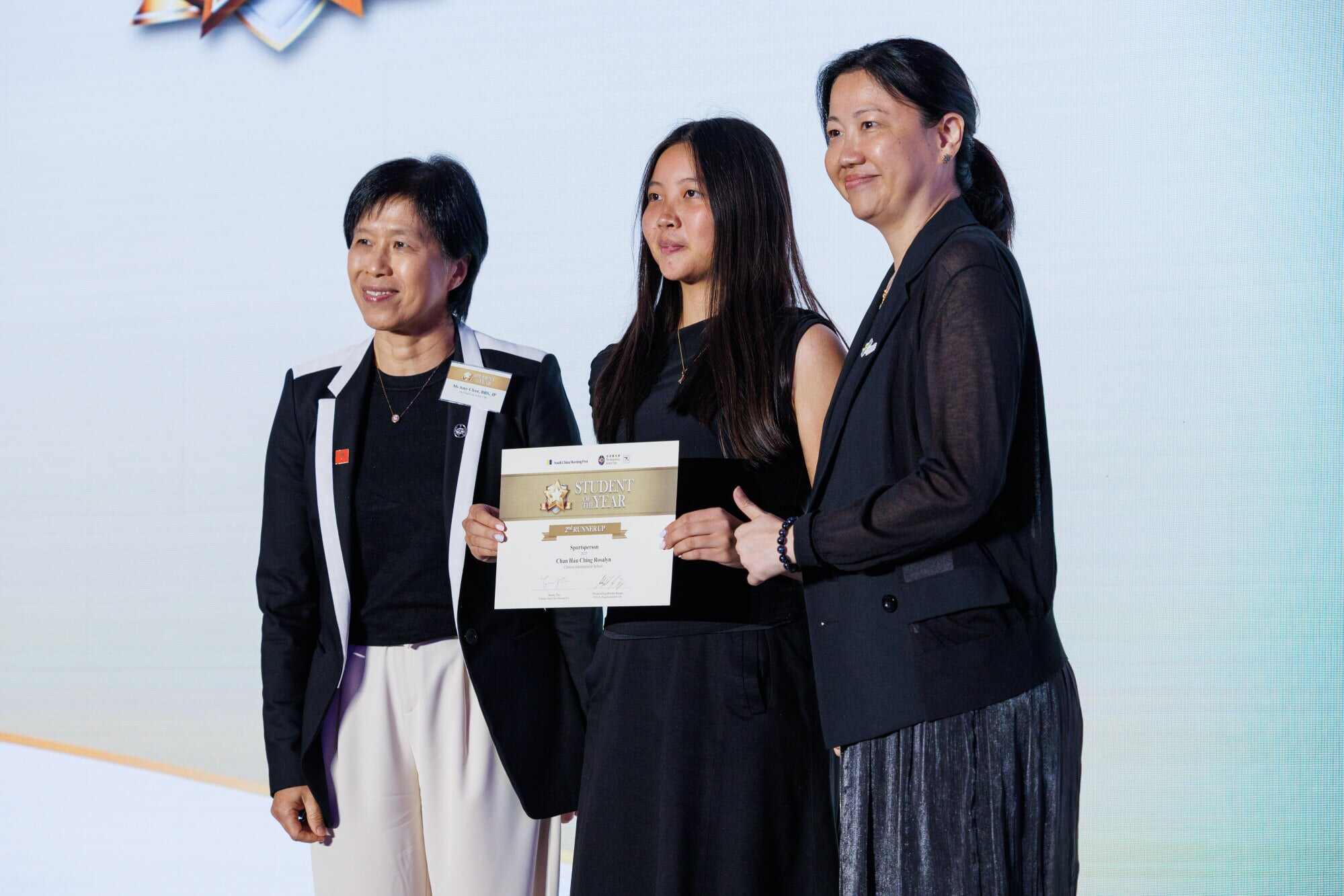 Chan was a finalist in the Sportsperson category at the 2025/26 Student of the Year Awards. Photo: SCMP